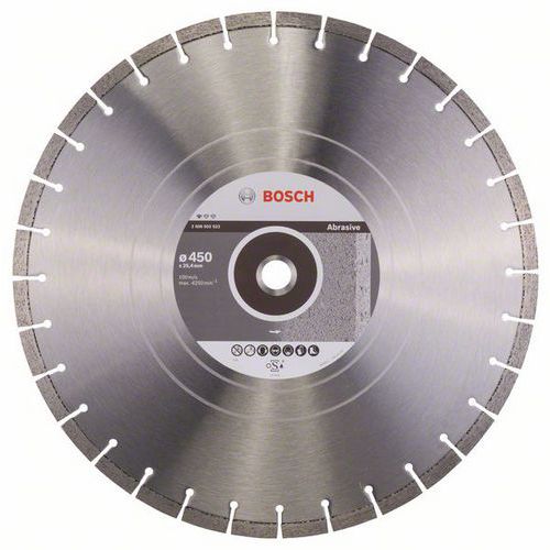 Bosch - Diamantové řezné kotouče Standard for Abrasive pro stolní a benzinové pily