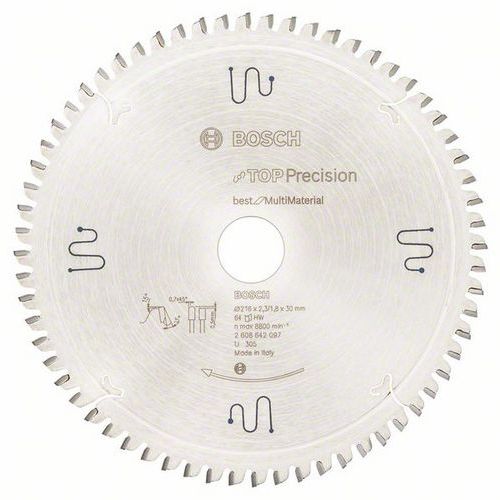 Bosch - Pilové kotouče Best for Multi Material pro kapovací pily, pokosové pily a pokosové pily se zákluzem