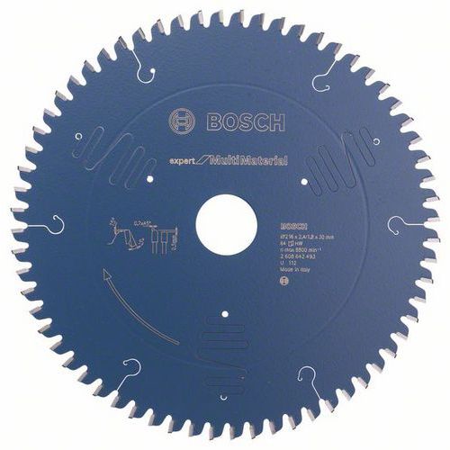 Bosch - Pilové kotouče Expert for Multi Material pro kapovací pily, pokosové pily a pokosové pily se zákluzem