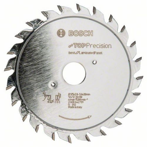 Bosch - Předřezové kotouče pro formátovací okružní pily Top Precision Laminated Panel