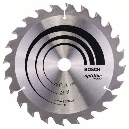 Bosch - Pilové kotouče Optiline Wood pro ruční okružní pily