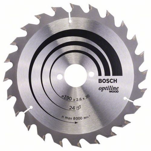 Bosch - Pilové kotouče Optiline Wood pro ruční okružní pily