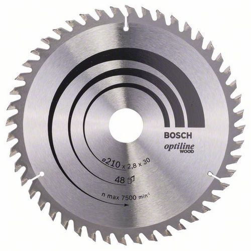 Bosch - Pilové kotouče Optiline Wood pro ruční okružní pily