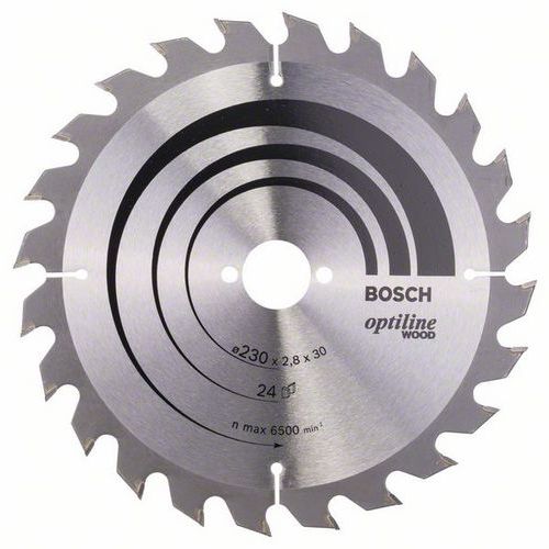Bosch - Pilové kotouče Optiline Wood pro ruční okružní pily
