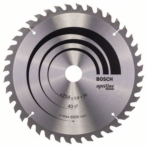 Bosch - Pilové kotouče Optiline Wood pro stolní okružní pily