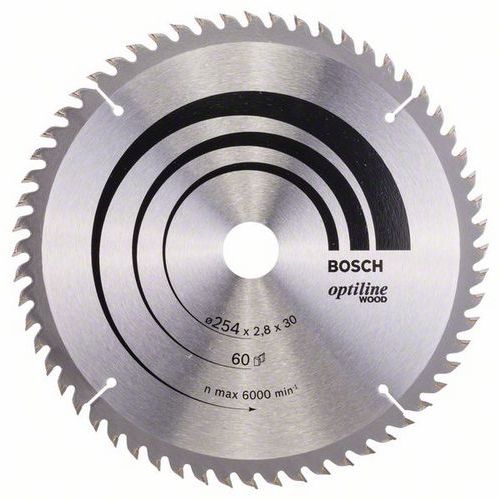Bosch - Pilové kotouče Optiline Wood pro stolní okružní pily