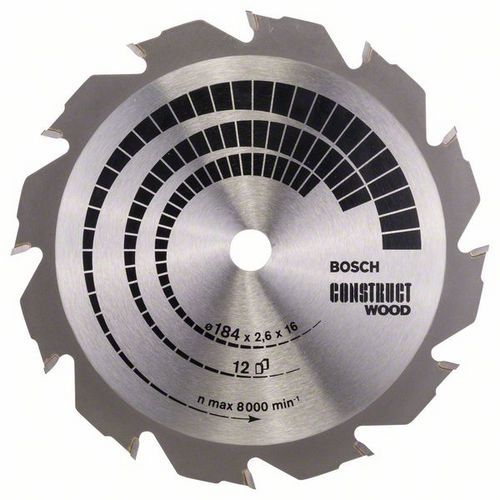 Bosch - Pilové kotouče Construct Wood pro ruční okružní pily