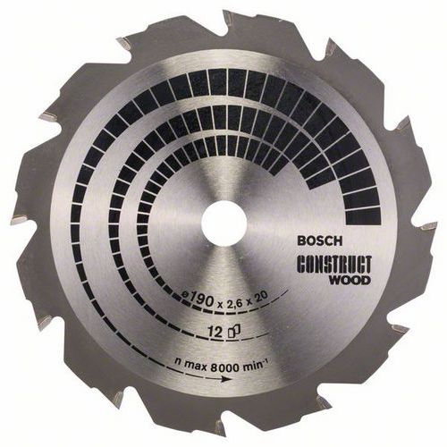 Bosch - Pilové kotouče Construct Wood pro ruční okružní pily