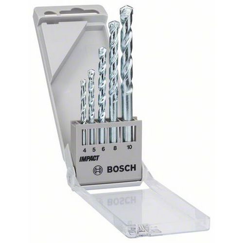 Bosch - 5dílná sada vrtáků do kamene CYL-1 4, 5, 6, 8, 10 mm