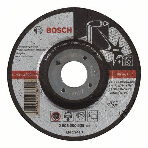 Bosch - Hrubovací kotouče na nerezovou ocel, profilované Expert for Inox