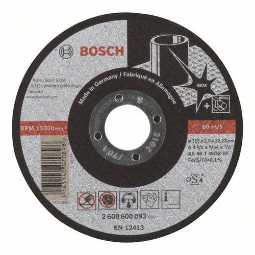 Bosch - Řezné kotouče na nerezovou ocel, rovné Expert for Inox