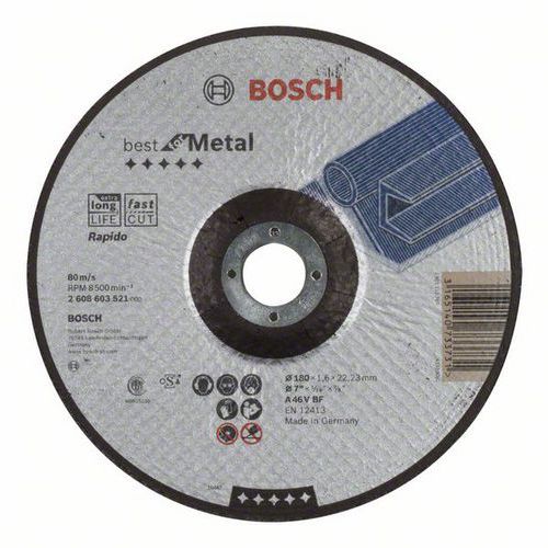 Bosch - Řezné kotouče profilované Best for Metal - Rapido