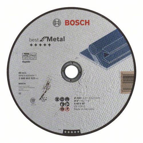 Bosch - Řezné kotouče rovné Best for Metal - Rapido