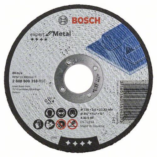 Bosch - Řezné kotouče rovné Expert for Metal