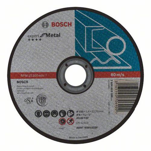 Bosch - Řezné kotouče rovné Expert for Metal
