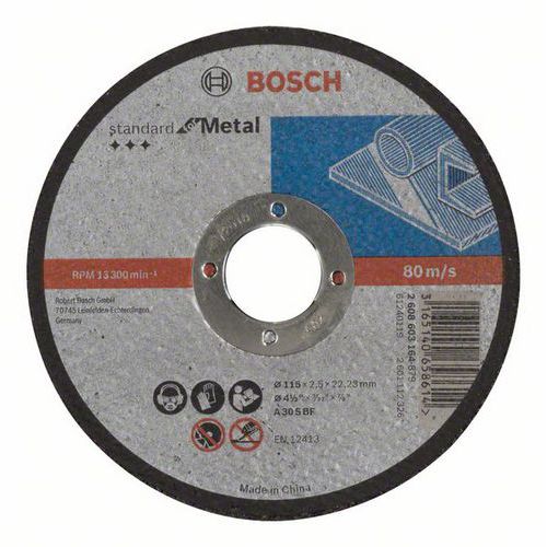 Bosch - Řezné kotouče rovné Standard for Metal