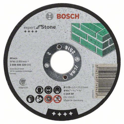 Bosch - Řezné kotouče rovné Expert for Stone