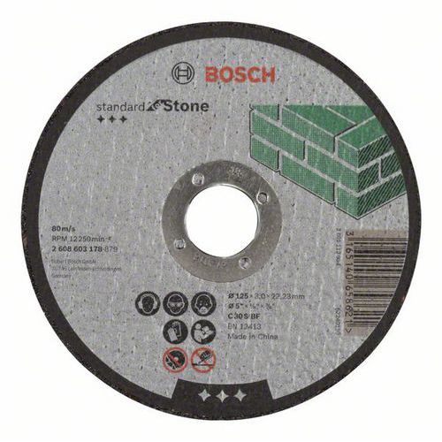 Bosch - Řezné kotouče rovné Standard for Stone