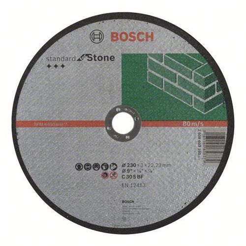 Bosch - Řezné kotouče rovné Standard for Stone