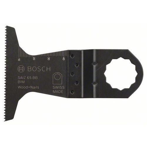 Bosch - Bimetalový ponorný pilový list SAIZ 65 BB Wood and Nails 40 x 65 mm, 25 BAL