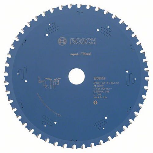 Bosch - Pilové kotouče Expert for Steel pro ručně vedené pily pro řezání kovu za sucha (Hand Dry Cutter)