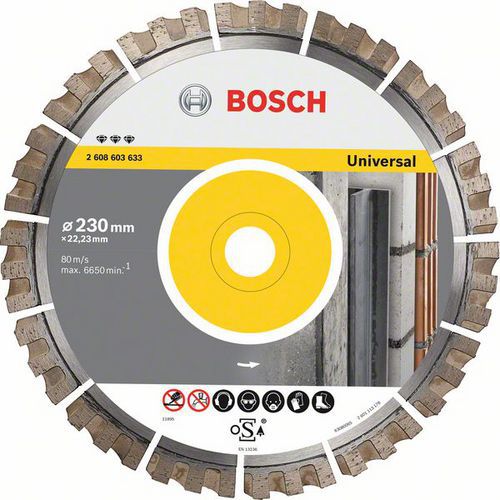 Bosch - Diamantové řezné kotouče Best for Universal pro stolní a benzinové pily