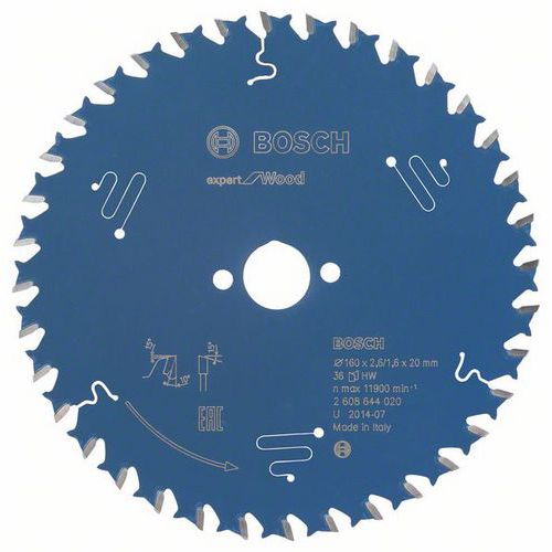 Bosch - Pilové kotouče Expert for Wood pro ponorné a ruční okružní pily