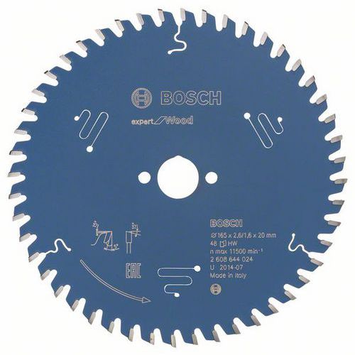 Bosch - Pilové kotouče Expert for Wood pro ponorné a ruční okružní pily