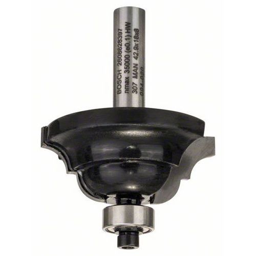 Bosch - Profilová fréza D 8 mm, R1 6,3 mm, B 15 mm, L 18 mm, G 60 mm