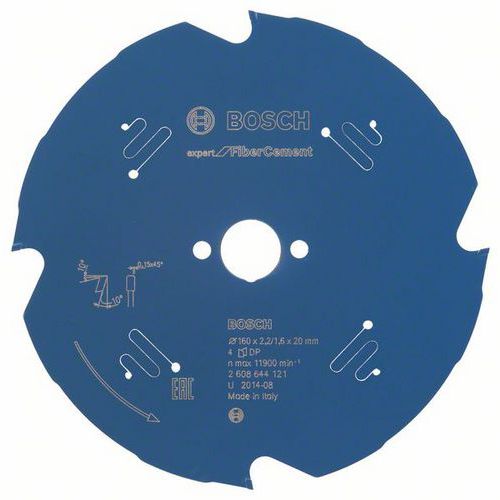 Bosch - Pilové kotouče Expert for Fiber Cement pro ponorné a ruční okružní pily