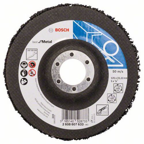 Bosch - Čisticí kotouče, N377, Best for Metal, 50 m/s Bosch - Čisticí kotouče, N377, Best for Metal, 50 m/s
