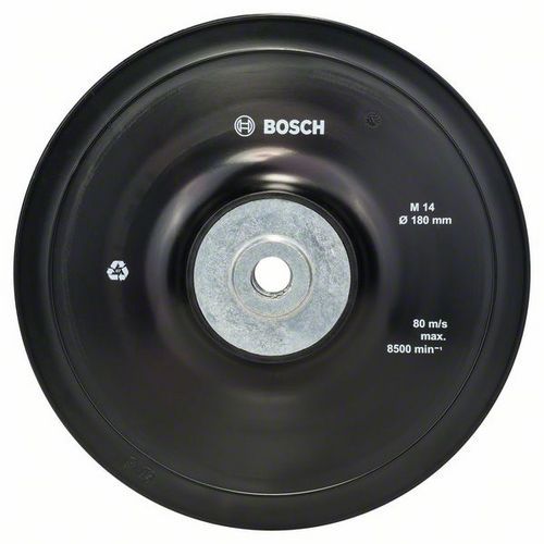 Bosch - Opěrný talíř pro fíbrové brusné papíry včetně matice