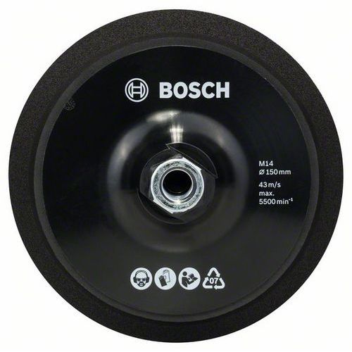 Bosch - Opěrný talíř M 14, Ø 150 mm, se suchým zipem