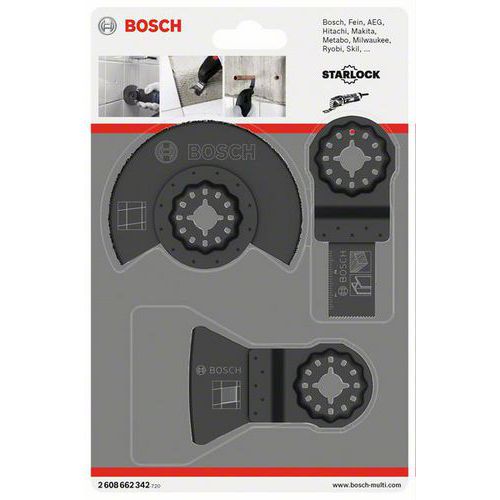 Bosch - 3dílná sada na dlaždice, 10 BAL