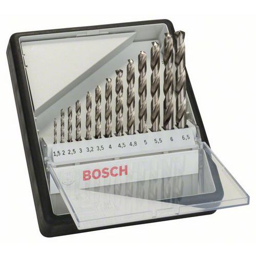 Bosch - Sada vrtáků do kovu Robust Line HSS-G, 13dílná, 135° 1,5, 2, 2,5, 3, 3,2, 3,5, 4, 4,5, 4,8, 5, 5,5, 6