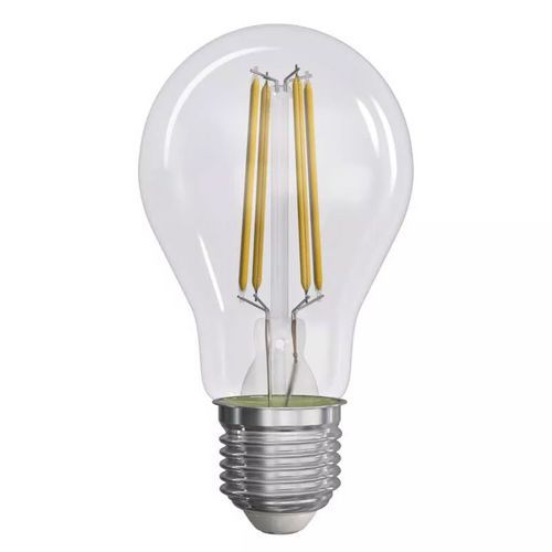 LED žárovka Emos Filament A60, 8,5 W, E27, teplá bílá, stmívatelná