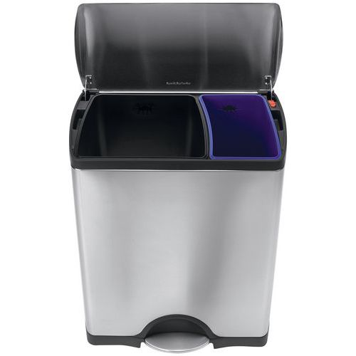 Odpadkový koš s nožním pedálem Simplehuman Rectangular – 38–46 a 50 l