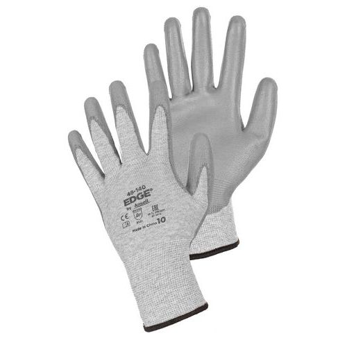 Polyesterové rukavice ANSELL EDGE ESD polomáčené, šedé
