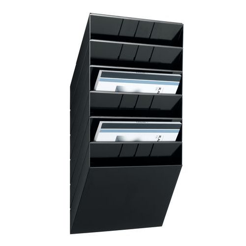 Nástěnné stojany na brožury Flexibox, výška 62 cm, šířka 34,8 cm Nástěnné stojany na brožury Flexibox, výška 62 cm, šířka 34,8 cm