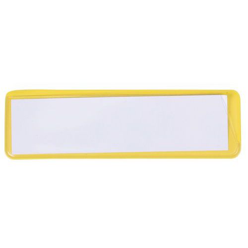 Informační štítky na regály Manutan Expert, magnetické, 100 x 30 mm, 100 ks