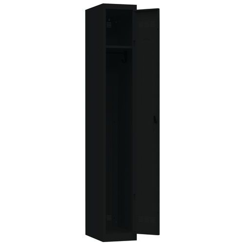 Svařované šatní skříně Vinco, 1 oddíl, 300 mm, otočný uzávěr
