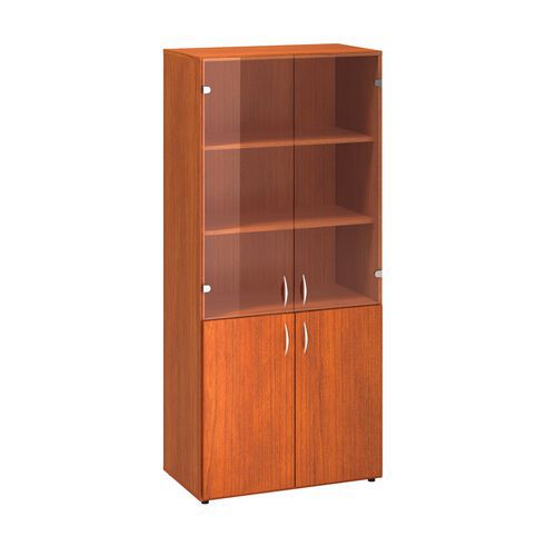 Vysoké široké skříně Alfa 500, 178 x 80 x 47 cm, s kombinovanými dvířky