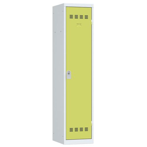 Svařované šatní skříně Vinco s mezistěnou, 1 oddíl, 400 mm, cylindrický zámek Svařované šatní skříně Vinco s mezistěnou, 1 oddíl, 400 mm, cylindrický zámek