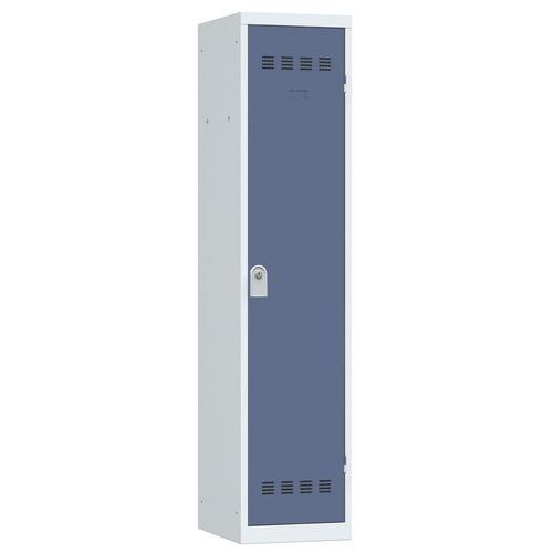 Svařované šatní skříně Vinco s mezistěnou, 1 oddíl, 400 mm, cylindrický zámek Svařované šatní skříně Vinco s mezistěnou, 1 oddíl, 400 mm, cylindrický zámek