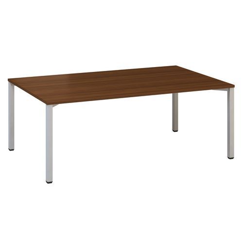 Konferenční stoly Alfa 420 s šedým podnožím, 200 x 120 x 74,2 cm
