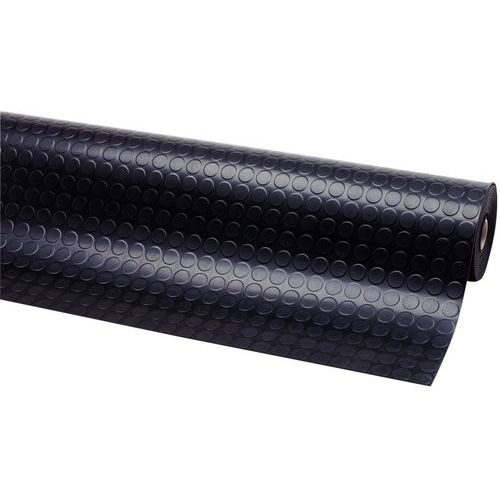 Protiskluzové rohože Dots 'n' Roll™ s penízkovým povrchem, černá, šířka 100 cm