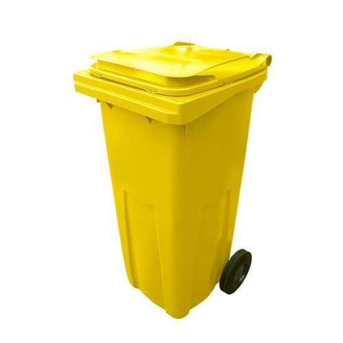 Plastové venkovní popelnice na tříděný odpad, objem 120 l