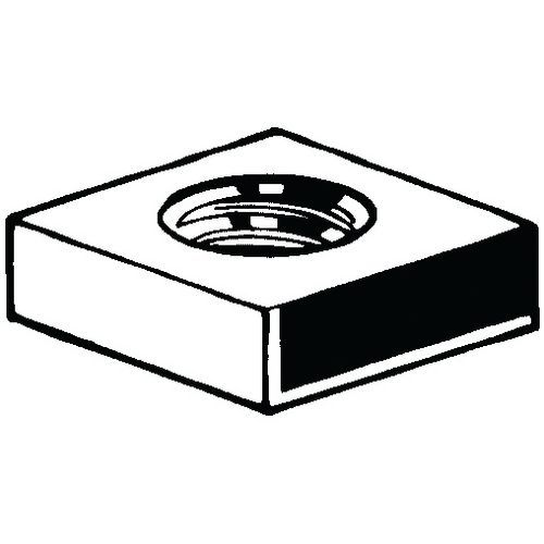 Čtyřhranná nízká matice DIN 562 Ocel Pozinkované 11H velké balení