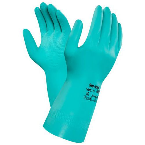 Kyselinovzdorné rukavice ANSELL SOL-VEX 37-676