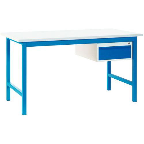 Pracovní dílenské stoly Sofame, 1 zásuvka, 250 kg